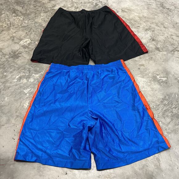 VTG Lot Of 2 Nike Basketball Shorts. 2 Nike Size XXXL White Red 3xl Y2K Dazzle - Picture 5 of 6